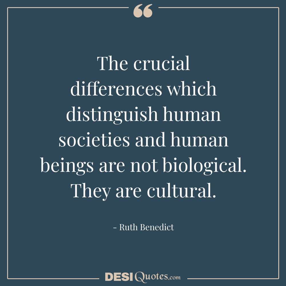 The Crucial Differences Which Distinguish Human Societies And